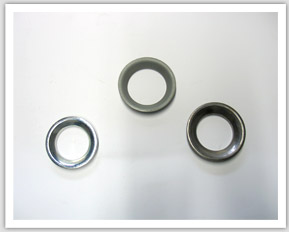 Ball cups as components for rubber metal connections
